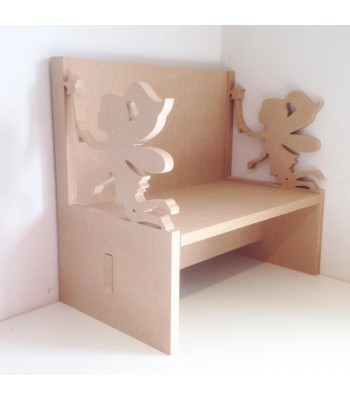 Routered 18mm MDF Quality Flat packed Fairy Novelty Chair
